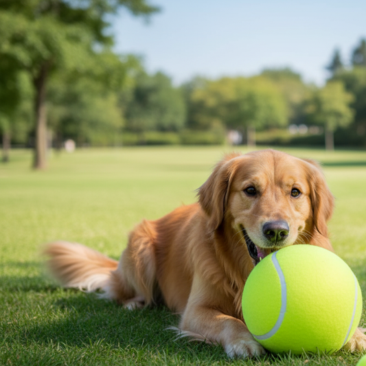 Durable Giant Tennis Ball Dog Toy