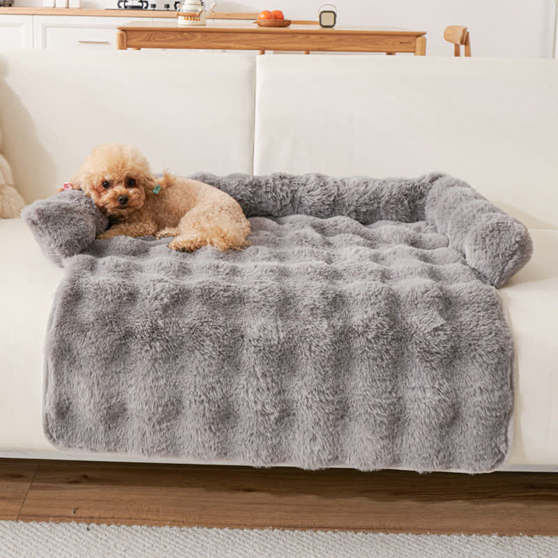 Ownkoti Solid Plush Pet Sofa Bed