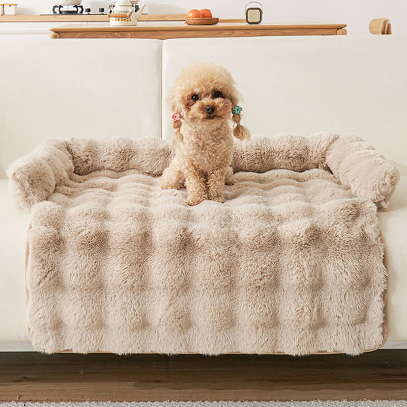 Ownkoti Solid Plush Pet Sofa Bed