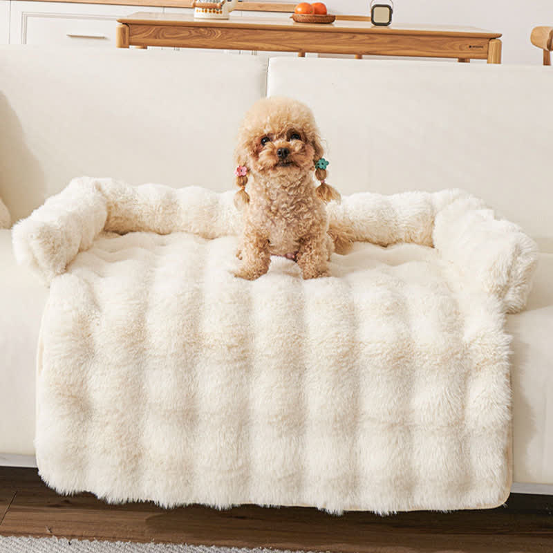 Ownkoti Solid Plush Pet Sofa Bed
