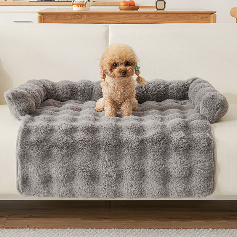 Ownkoti Solid Plush Pet Sofa Bed