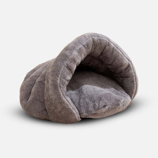 Calming Cave Dog Bed – RelaxNest Comfort