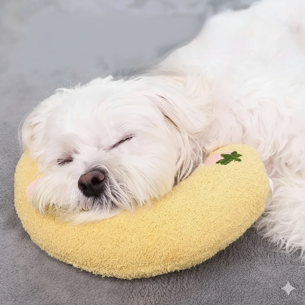 Ergonomic dog support pillow for healthy posture