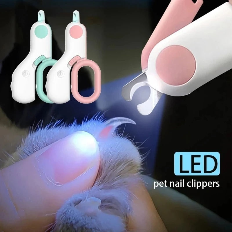 Professional Nail Clipper for Pets with Integrated Light