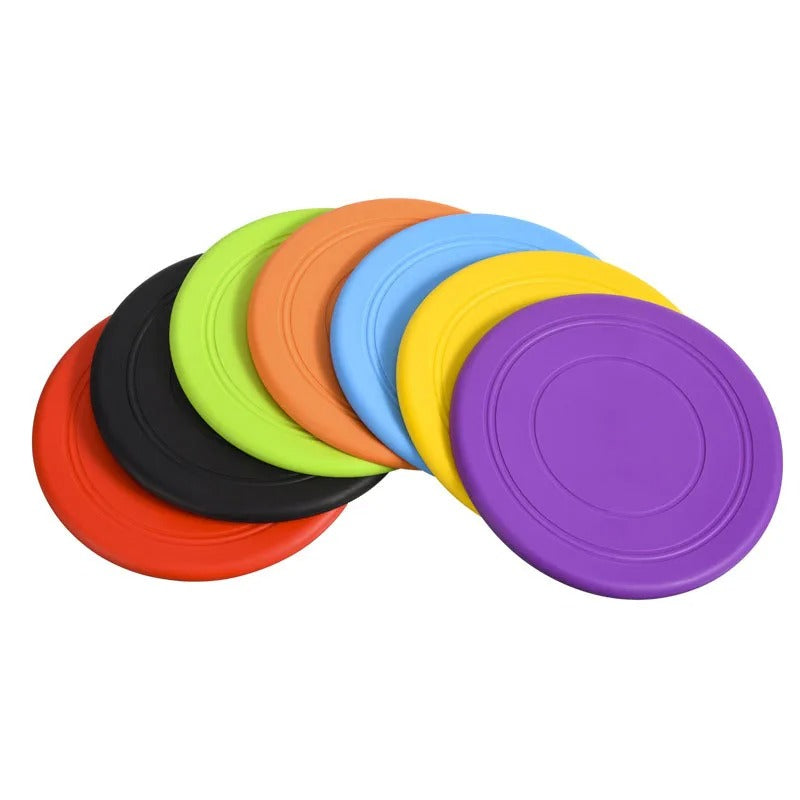 7 Colors Silicone Flying Disc Fun Dog