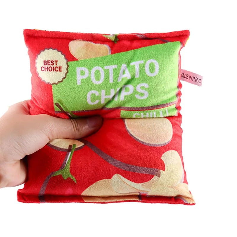 Funny Dog Toy Chips