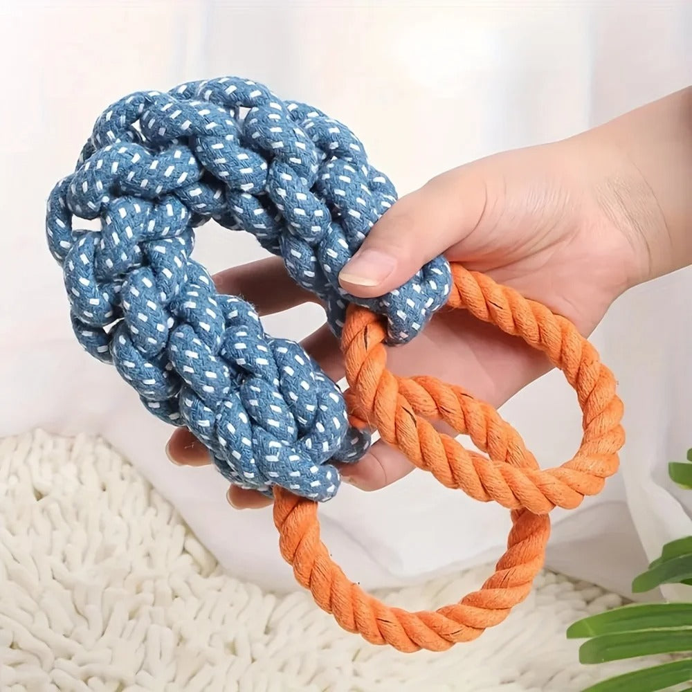 Dog Rope Toy with Double Ring