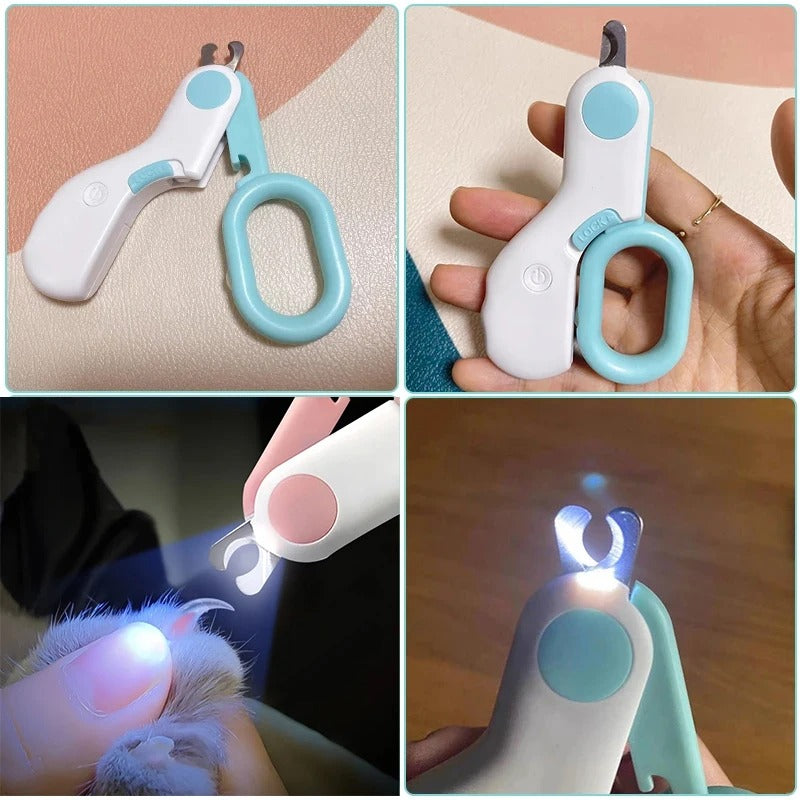 Professional Nail Clipper for Pets with Integrated Light